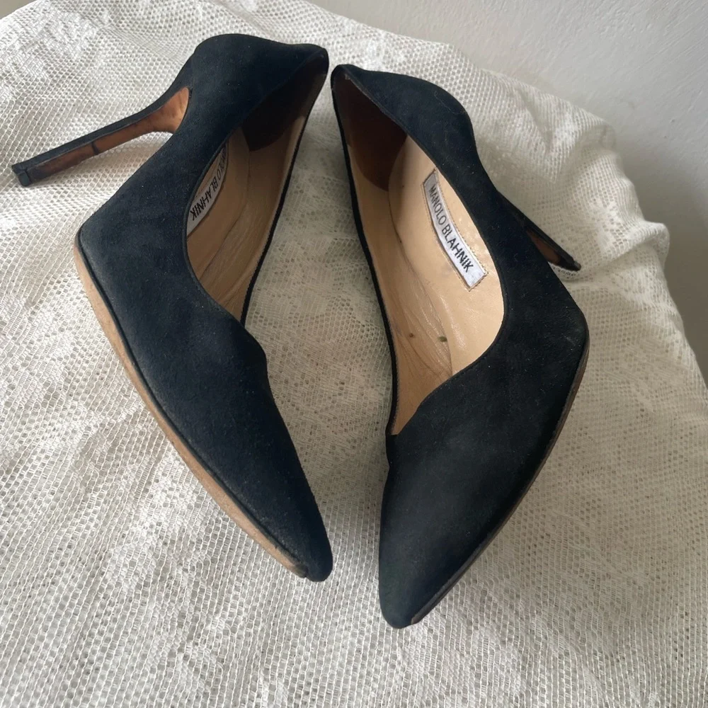 💎AUTHENTIC ⭐️💎Manolo Blahnik Stiletto Heels - Picture 8 of 9